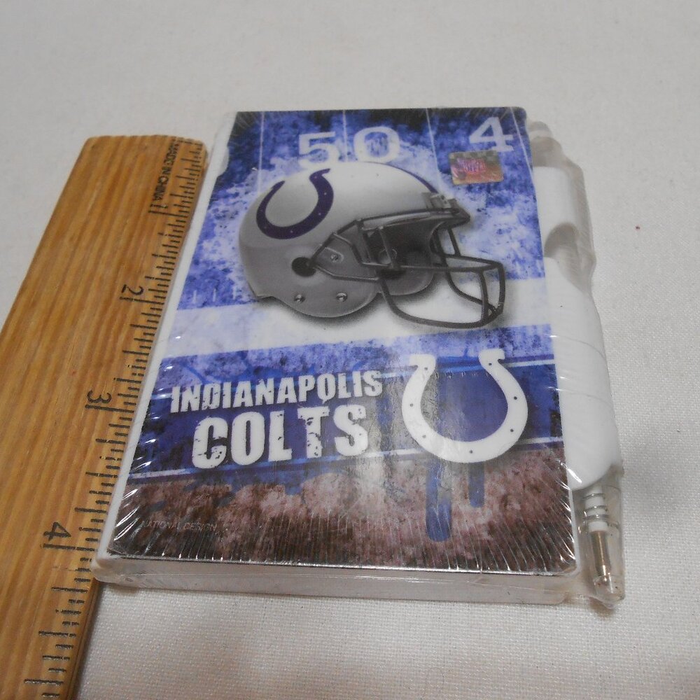 NEW NFL INDIANAPOLIS COLTS WRITING INSTRUTMENT HARD CASE STOCKING STUFFER 🏈